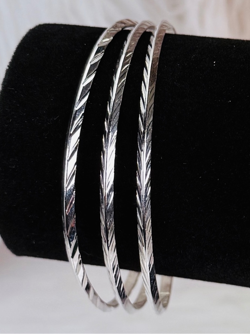 Vintage Silvertone bohemian chic cuff bracelet